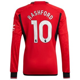 Camisola Manchester United Rashford 10 Equipamento Principal 2023-24 Manga Comprida